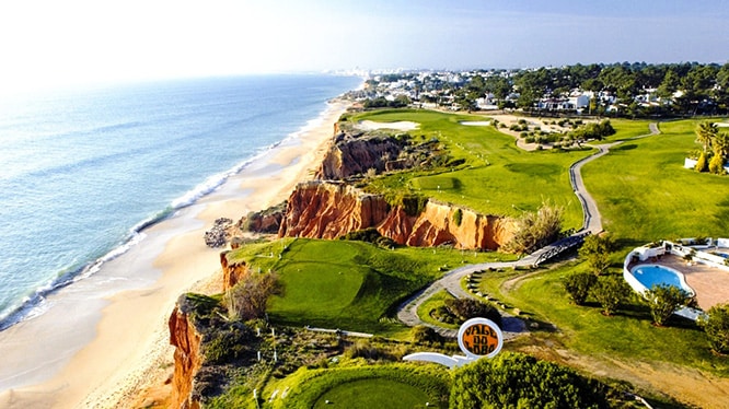 Long stay Golf an der Algarve – Golfplatz bei Vilamoura in der Wintersonne